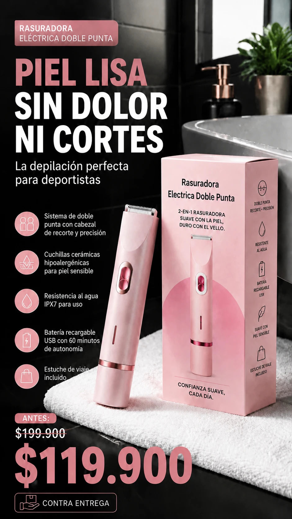 Rasuradora Electrica Doble Punta