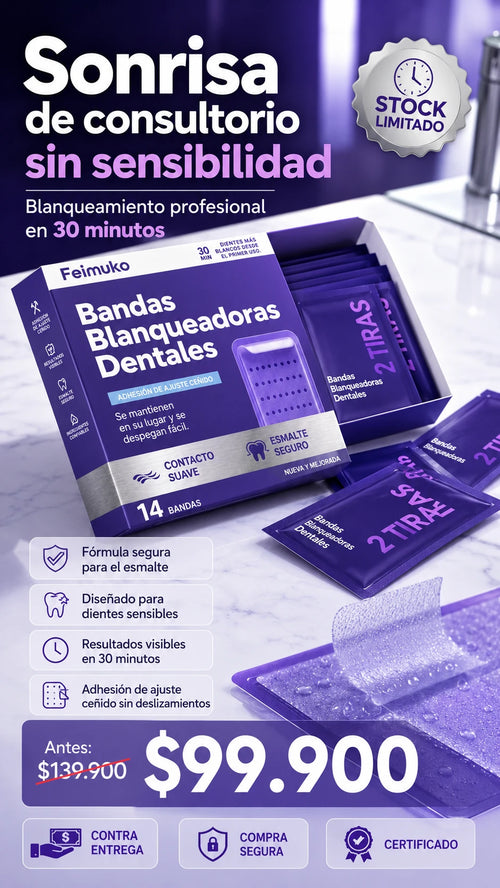 Bandas Blanqueadoras Dentales